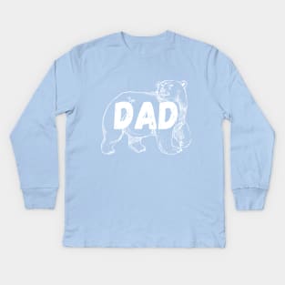 Dad Bear Kids Long Sleeve T-Shirt